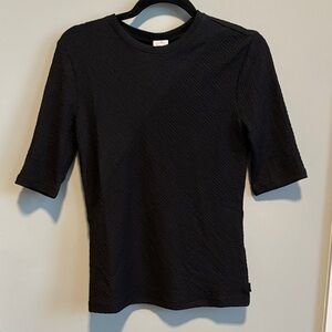 NWT Calvin Klein Black Textured Top